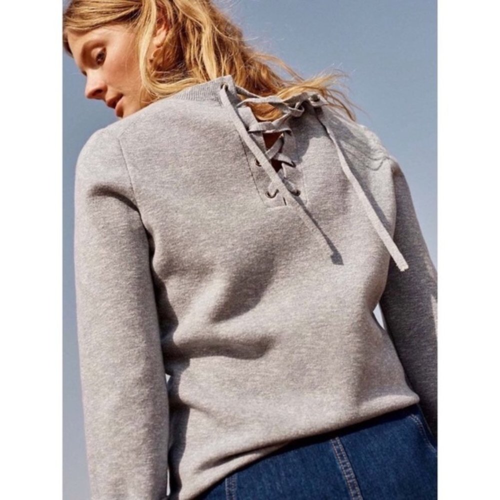 NWT Madewell Laced Back Pullover Sweater S